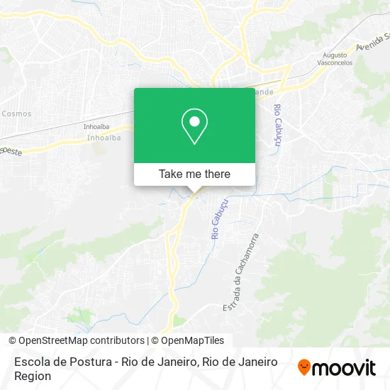 Escola de Postura - Rio de Janeiro map