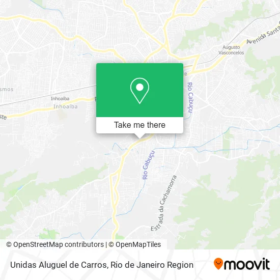 Unidas Aluguel de Carros map
