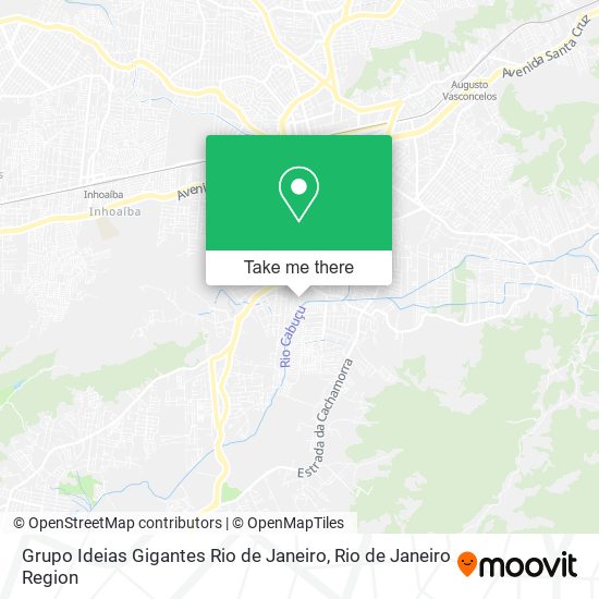 Mapa Grupo Ideias Gigantes Rio de Janeiro