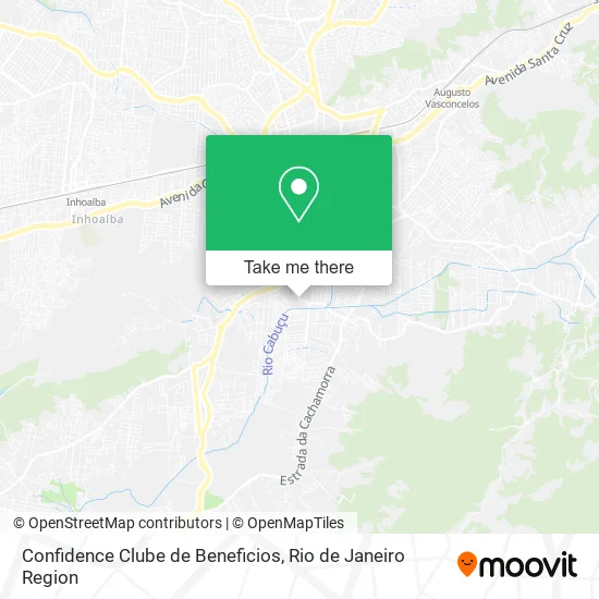 Confidence Clube de Beneficios map