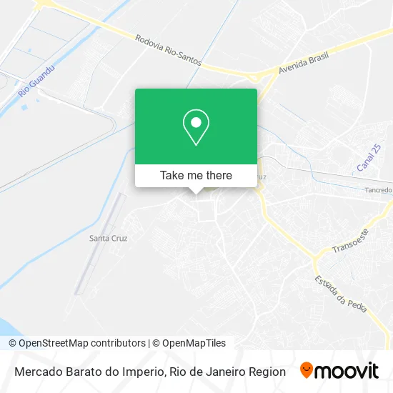 Mercado Barato do Imperio map