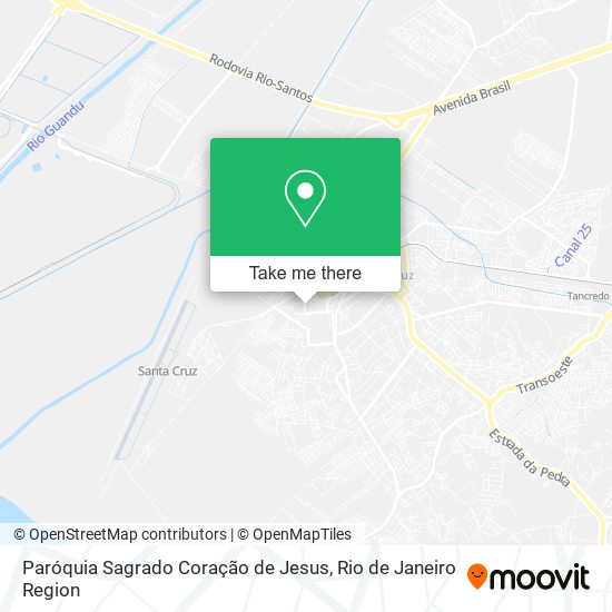 Mapa Paróquia Sagrado Coração de Jesus