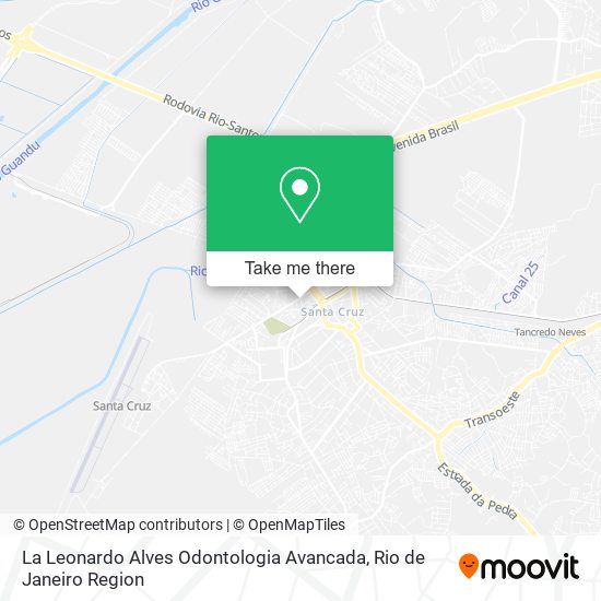 Mapa La Leonardo Alves Odontologia Avancada