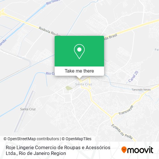 Roje Lingerie Comercio de Roupas e Acessórios Ltda. map