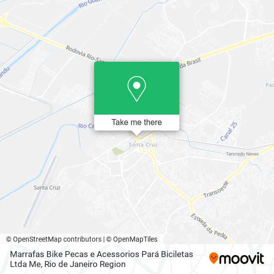 Mapa Marrafas Bike Pecas e Acessorios Pará Biciletas Ltda Me