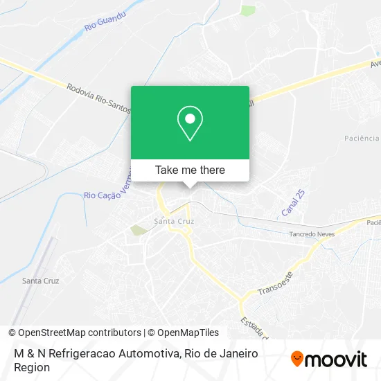 M & N Refrigeracao Automotiva map