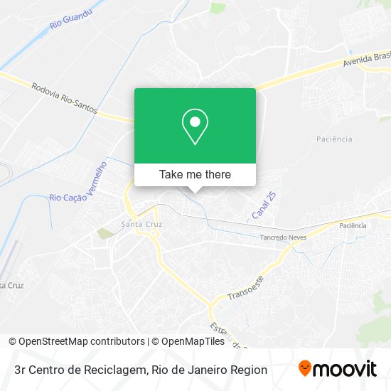 3r Centro de Reciclagem map