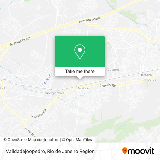 Validadejoopedro map