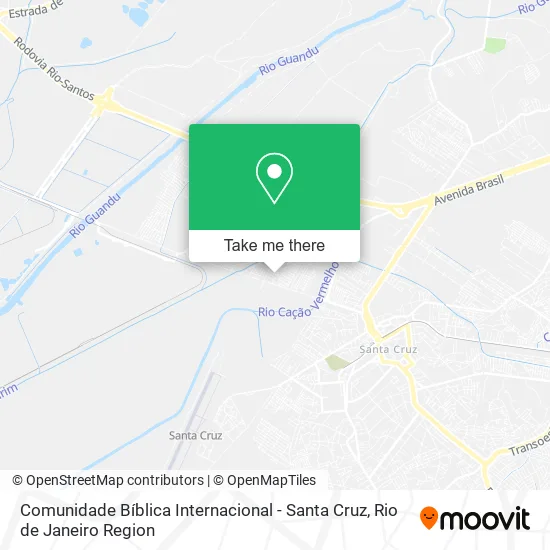 Comunidade Bíblica Internacional - Santa Cruz map