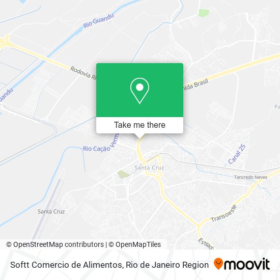 Softt Comercio de Alimentos map
