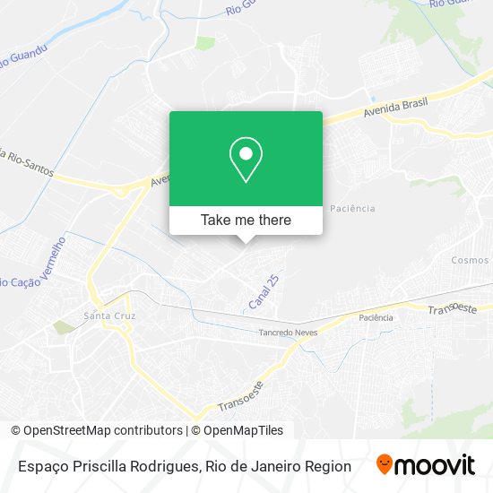 Espaço Priscilla Rodrigues map