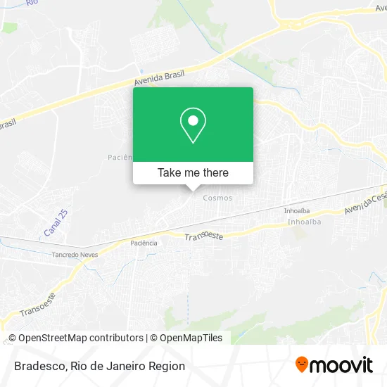 Bradesco map