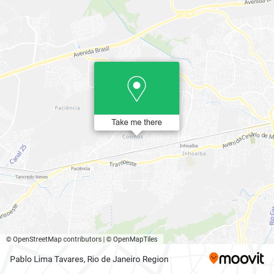Pablo Lima Tavares map