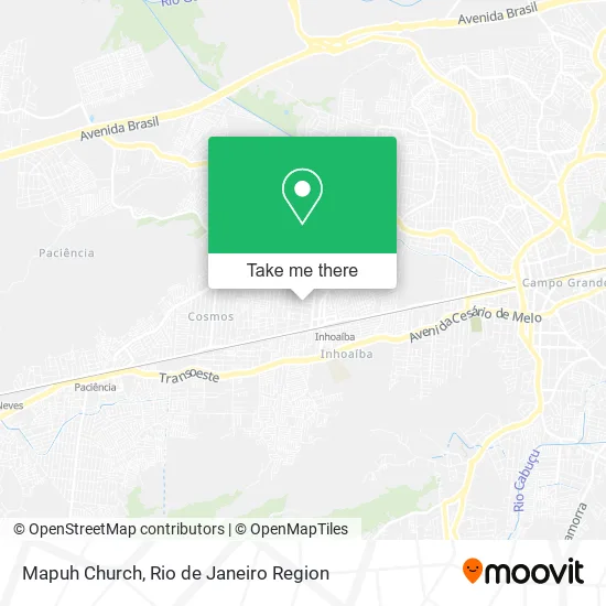 Mapuh Church map