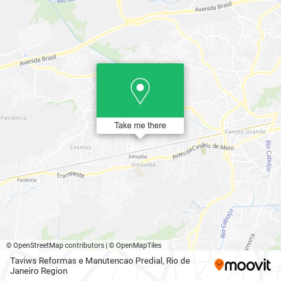 Taviws Reformas e Manutencao Predial map