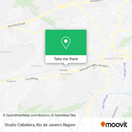 Studio Cabeleira map