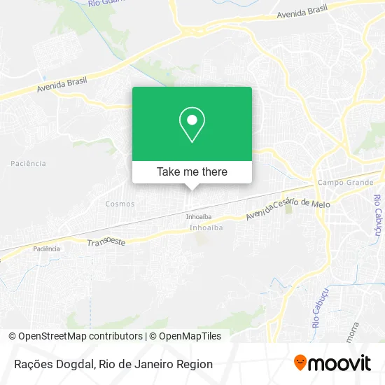 Rações Dogdal map