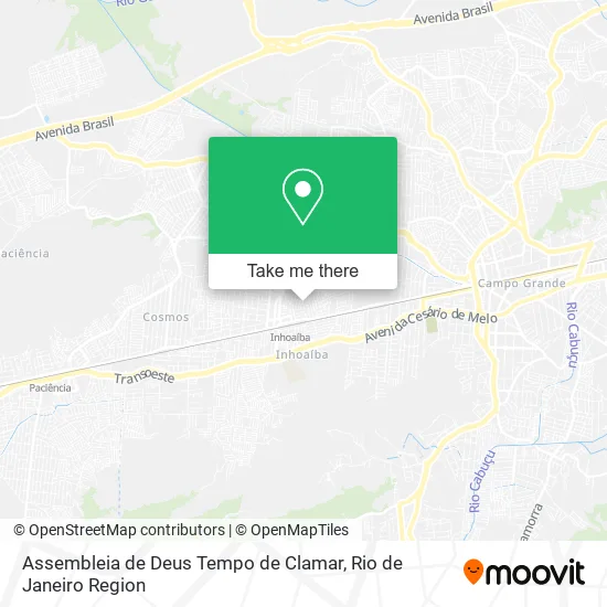 Assembleia de Deus Tempo de Clamar map