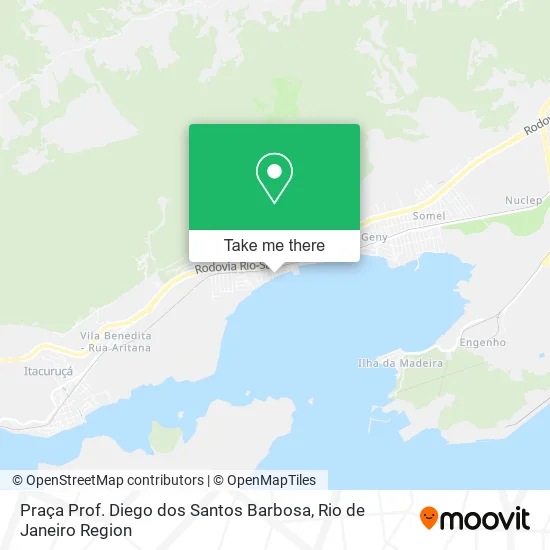 Praça Prof. Diego dos Santos Barbosa map