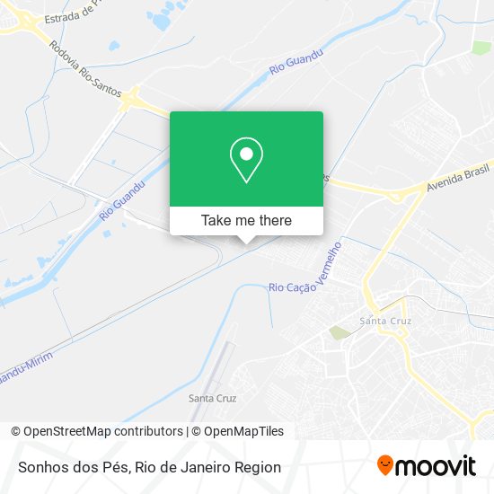 Sonhos dos Pés map