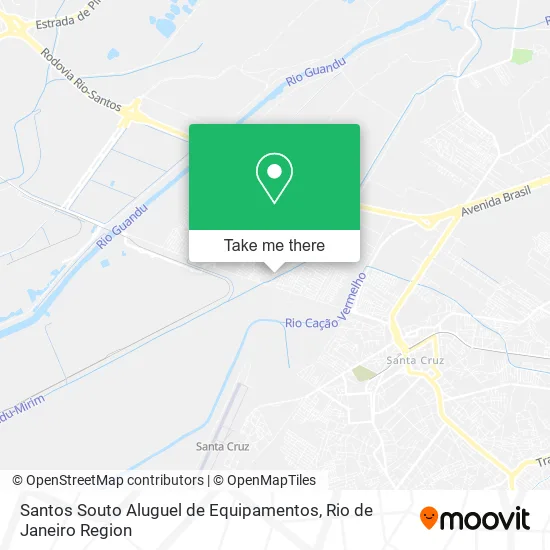 Santos Souto Aluguel de Equipamentos map