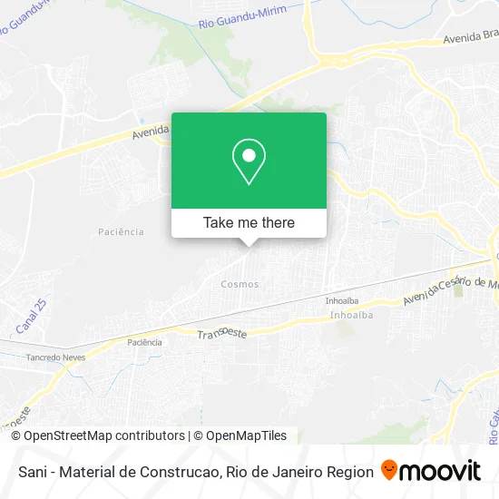 Sani - Material de Construcao map