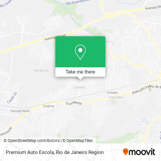Premium Auto Escola map