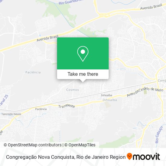 Congregação Nova Conquista map