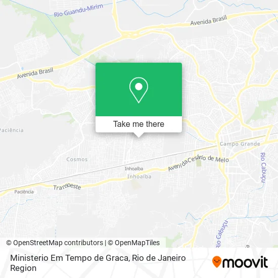 Ministerio Em Tempo de Graca map