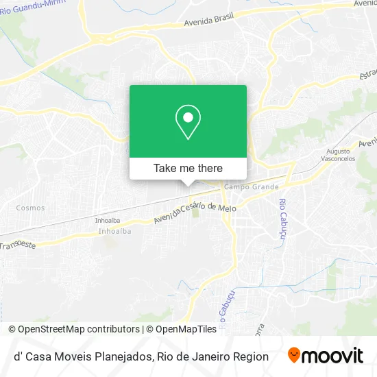 d' Casa Moveis Planejados map