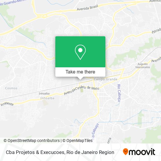 Cba Projetos & Execucoes map