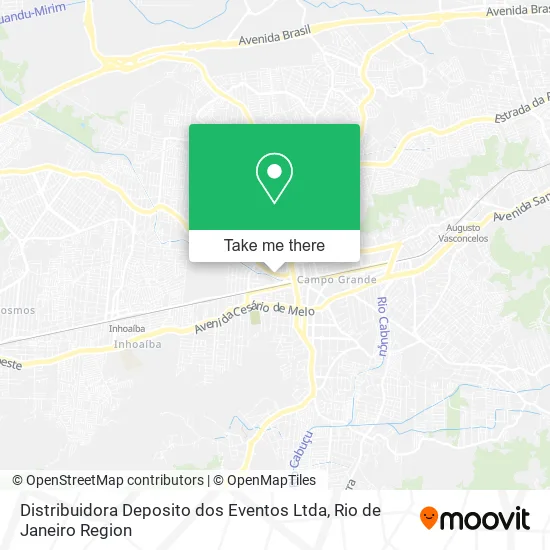Distribuidora Deposito dos Eventos Ltda map
