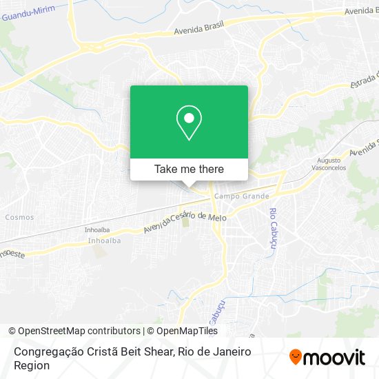 Congregação Cristã Beit Shear map