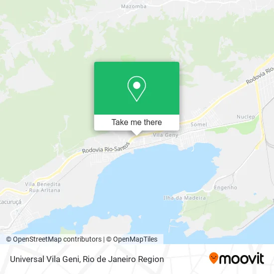 Universal Vila Geni map