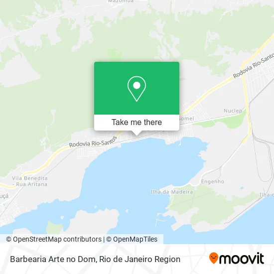Barbearia Arte no Dom map