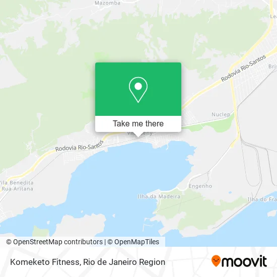 Komeketo Fitness map