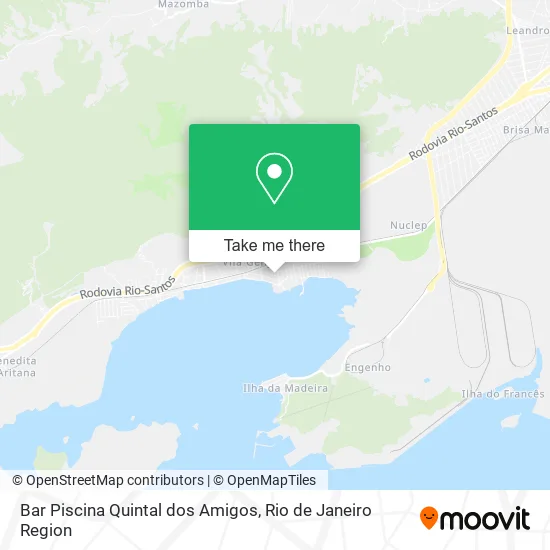 Bar Piscina Quintal dos Amigos map