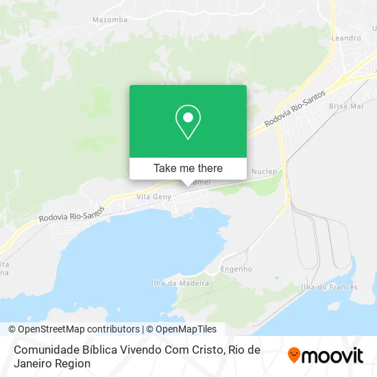 Comunidade Bíblica Vivendo Com Cristo map