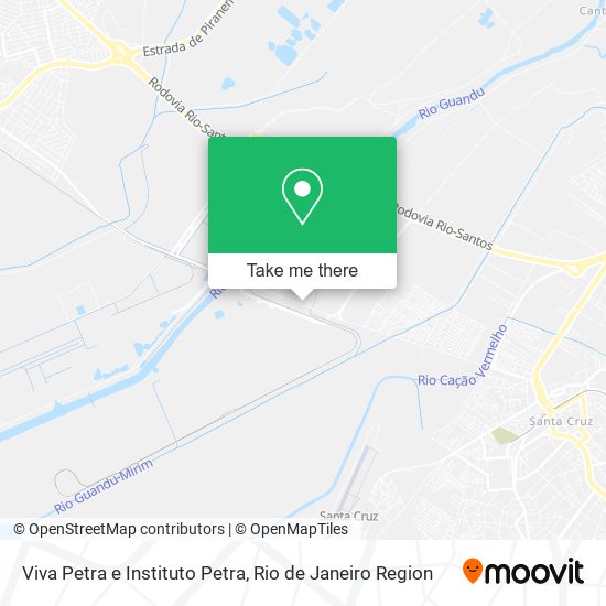 Viva Petra e Instituto Petra map