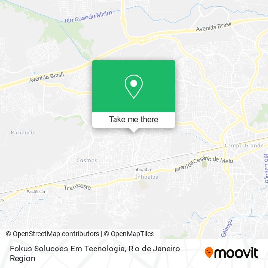 Mapa Fokus Solucoes Em Tecnologia