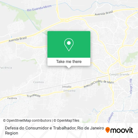 Defesa do Consumidor e Trabalhador map