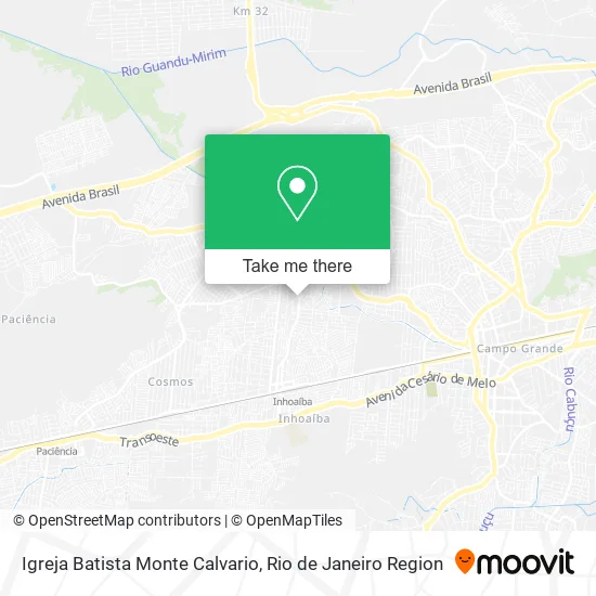 Igreja Batista Monte Calvario map