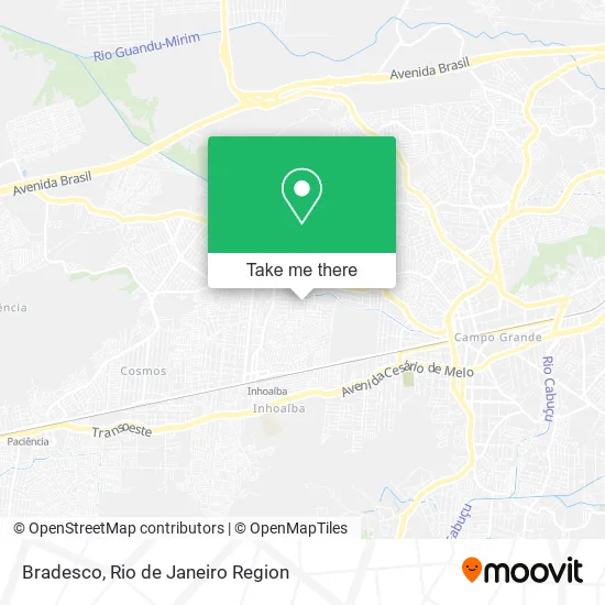 Bradesco map