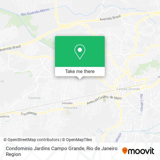 Condominio Jardins Campo Grande map
