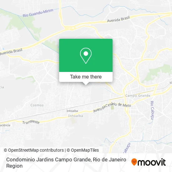 Condominio Jardins Campo Grande map