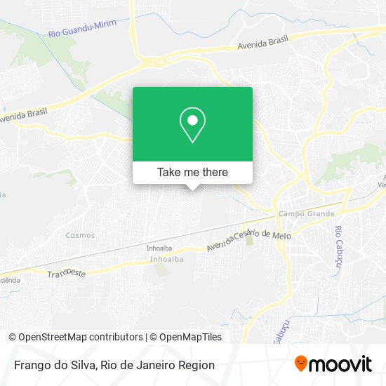 Mapa Frango do Silva