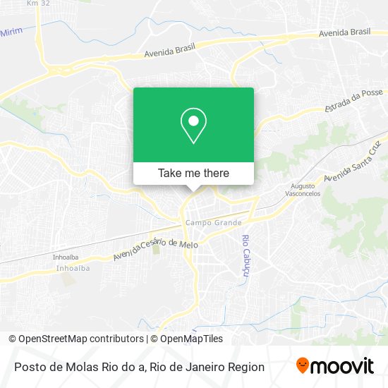 Posto de Molas Rio do a map