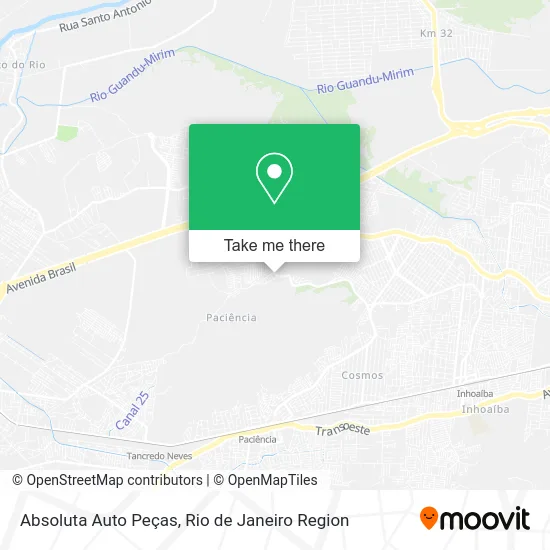 Absoluta Auto Peças map