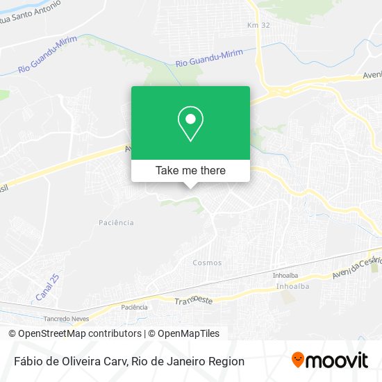 Fábio de Oliveira Carv map