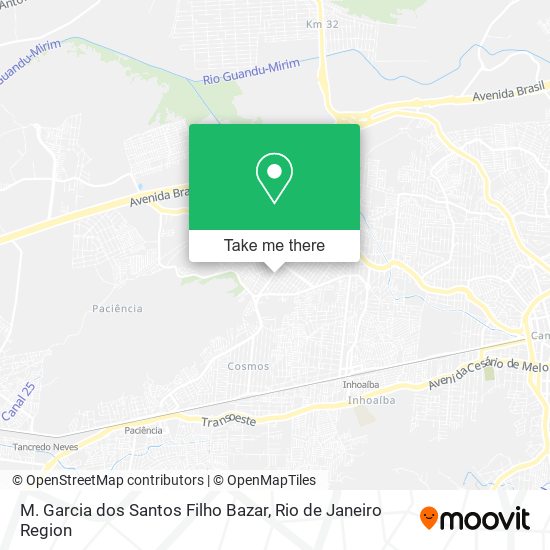 M. Garcia dos Santos Filho Bazar map